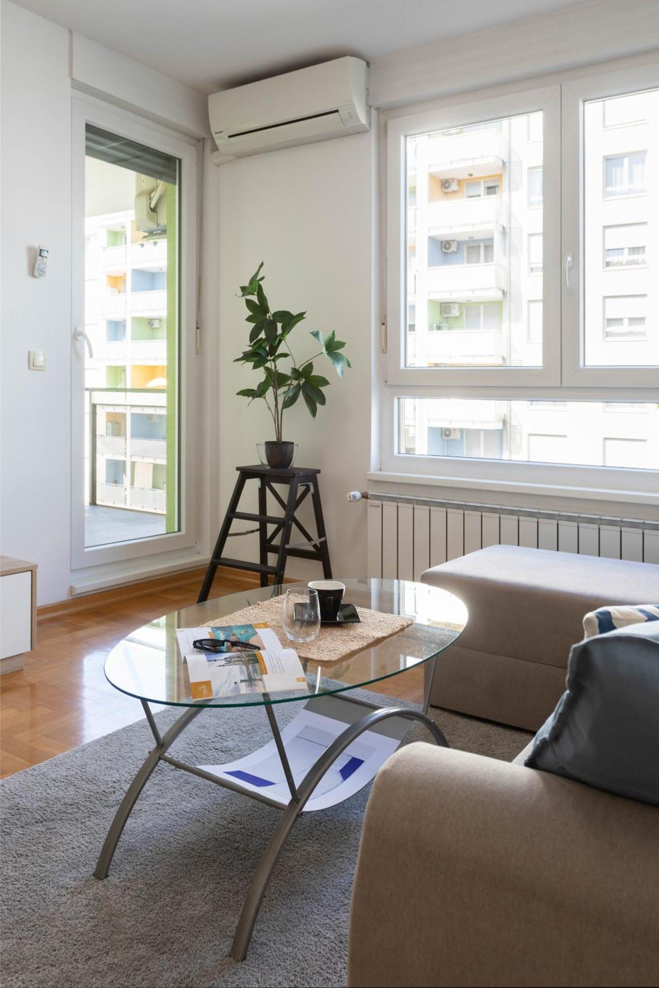 Sunny 1Bdr With Balcony & Parking Leilighet Zagreb Eksteriør bilde